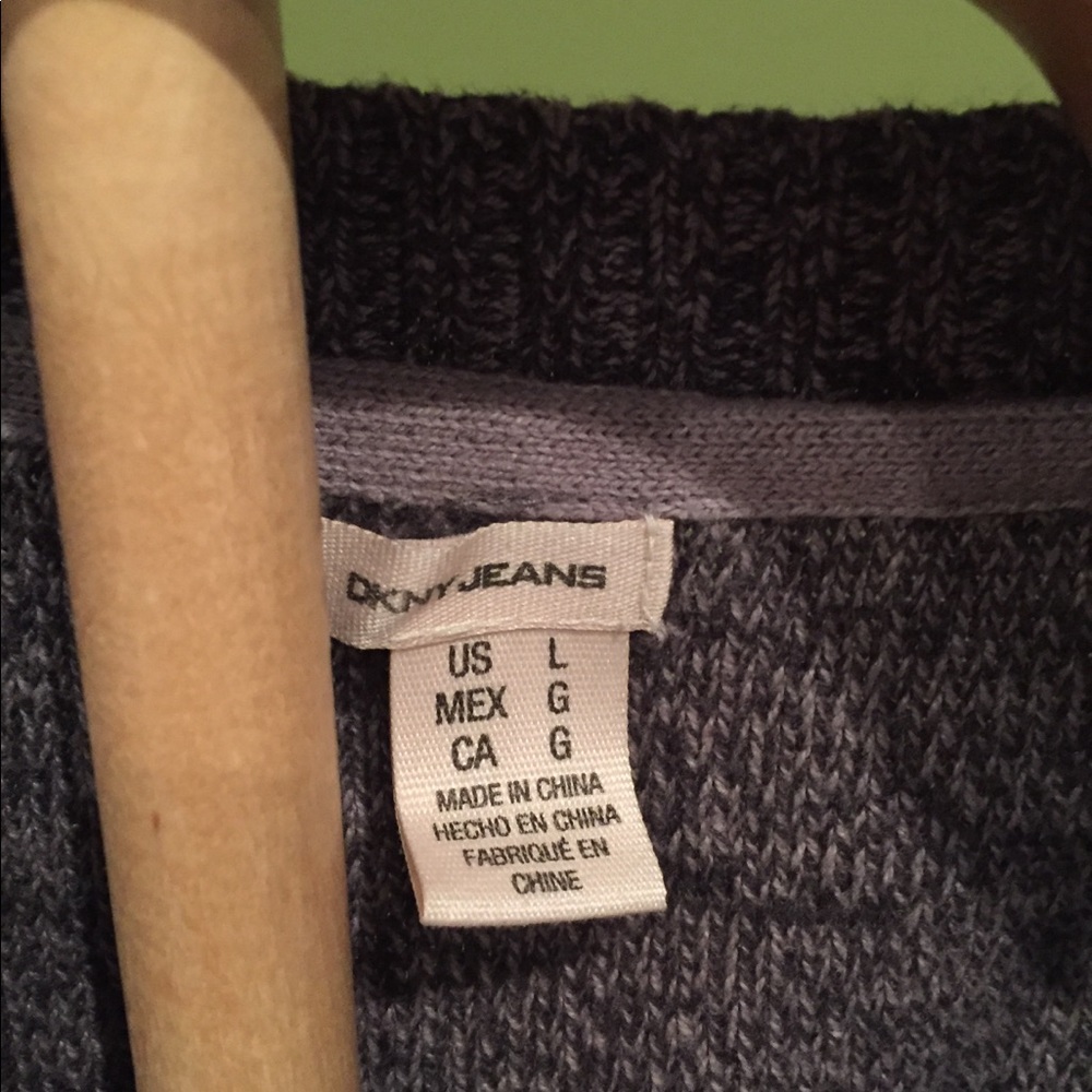 DKNY embellished sweater grey
